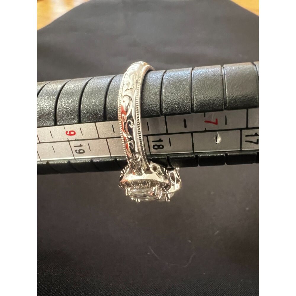 Tacori "Bloom with Love" 3-Stone Ring, Size 8 - Picture 9 of 9